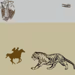 LOW_30_canvas_d2d8d2_Murmur-escheresque-UPP_70_canvas_bdb369_Golden_green-ticks-sepia060-coupleOnHorsebackTogether-sepia070-hangingBatYikes-Biplano_Wright-tiger.avif