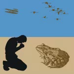 LOW_50_canvas_539ccc_Bonnie_blue-dark-matter-UP_50_canvas_c9b27c_Cocoon-pw-pattern-sepia090-manPraying-sepia060-flamingo-biPlane-sepia060-toad.avif