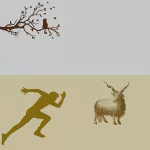LOW_50_canvas_d2d8d2_Murmur-escheresque-UP_50_canvas_bdb369_Golden_green-ticks-sepia050-maleSprinter-sepia070-catInATreeWatchingBirds-sepia060-ramDrawing.avif